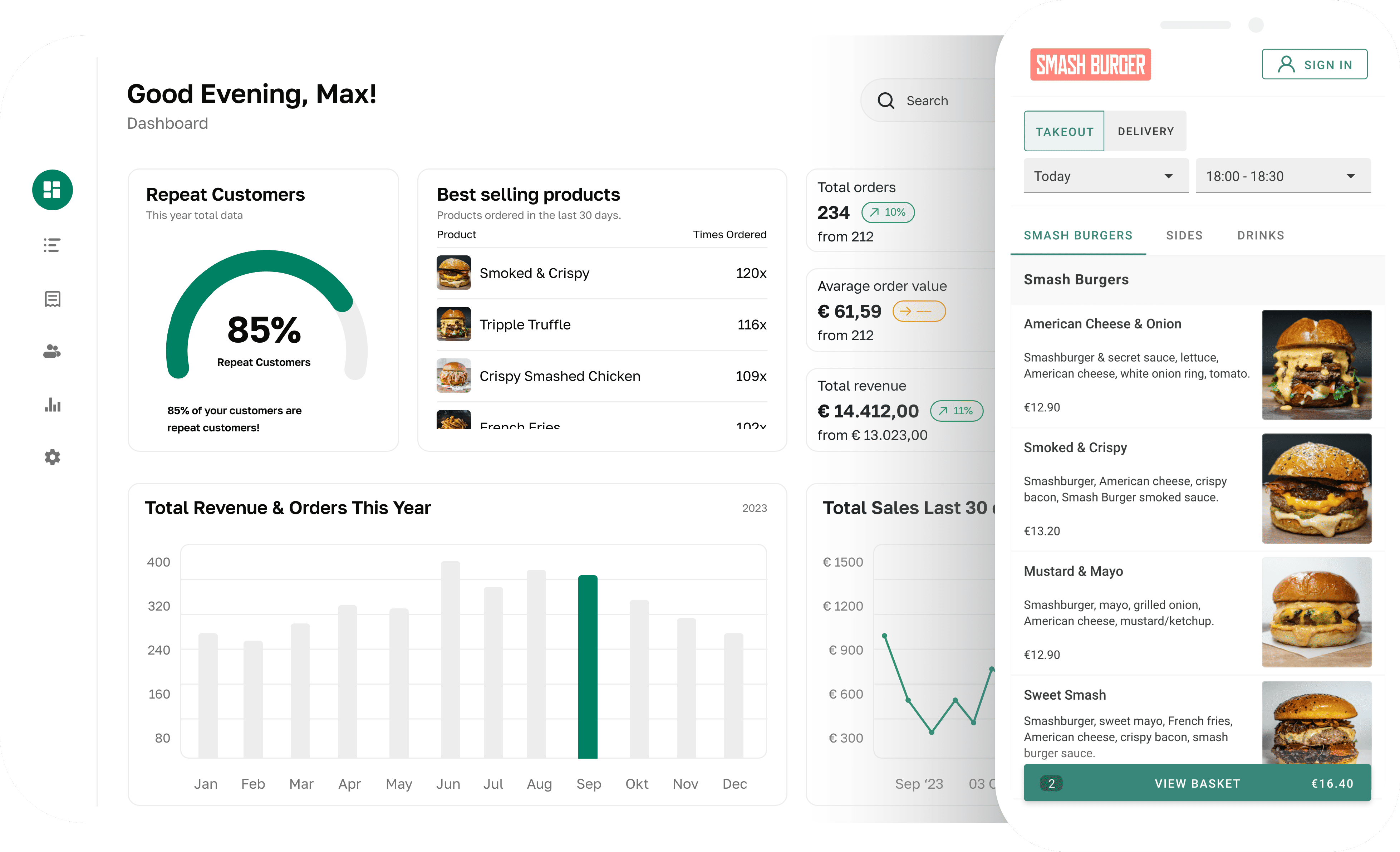 Mismo Dashboard Preview